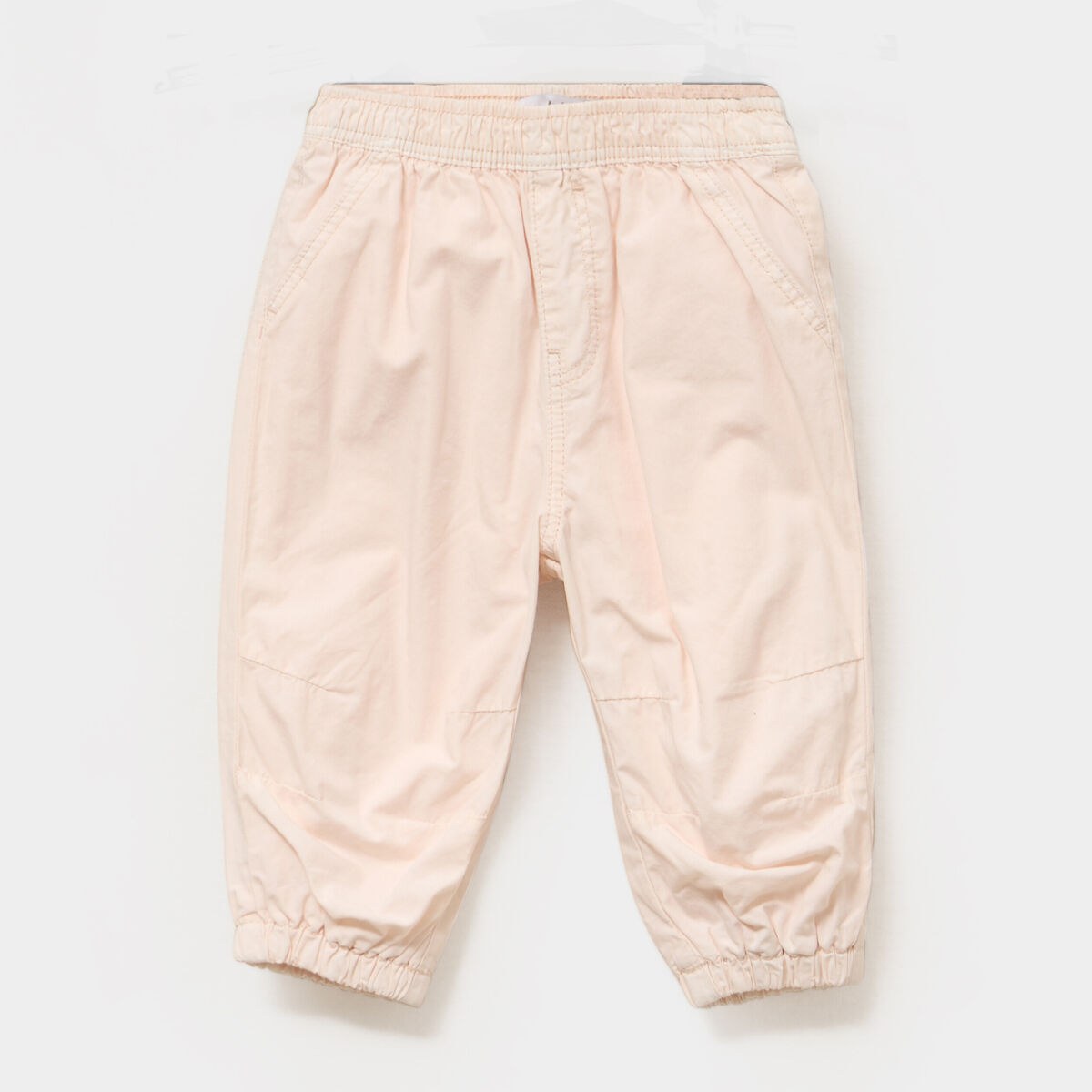 Pantalon jogger doublage coton beige b&eacute;b&eacute; fille