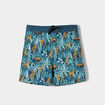Short de bain vert kaki garçon