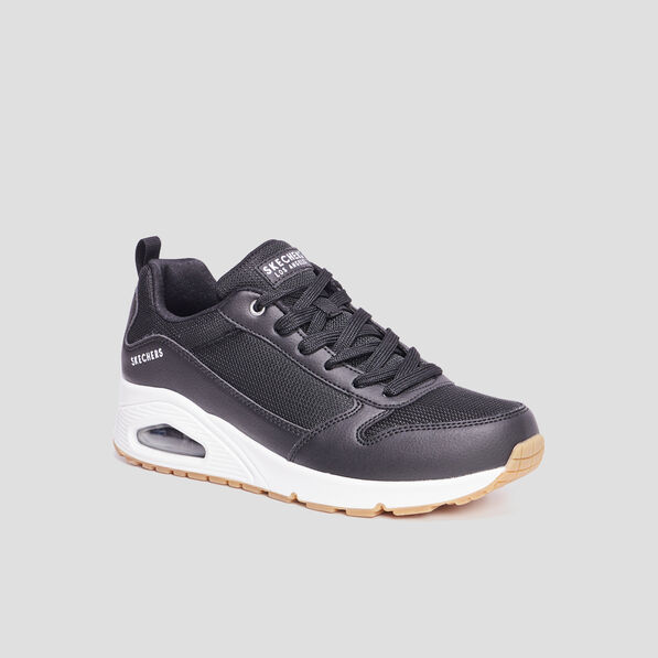 Baskets running mémoire forme Skechers noir femme