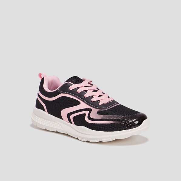 runnings a lacets creeks noir fille Runnings à lacets Creeks noir fille