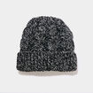 Bonnet tricot&eacute; noir gar&ccedil;on