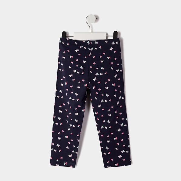 lot 2 leggings elastiques 78eme bleu marine fille Lot 2 leggings élastiqués 7/8ème bleu marine fille