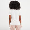 T-shirt oversize col rond coton Creeks blanc femme