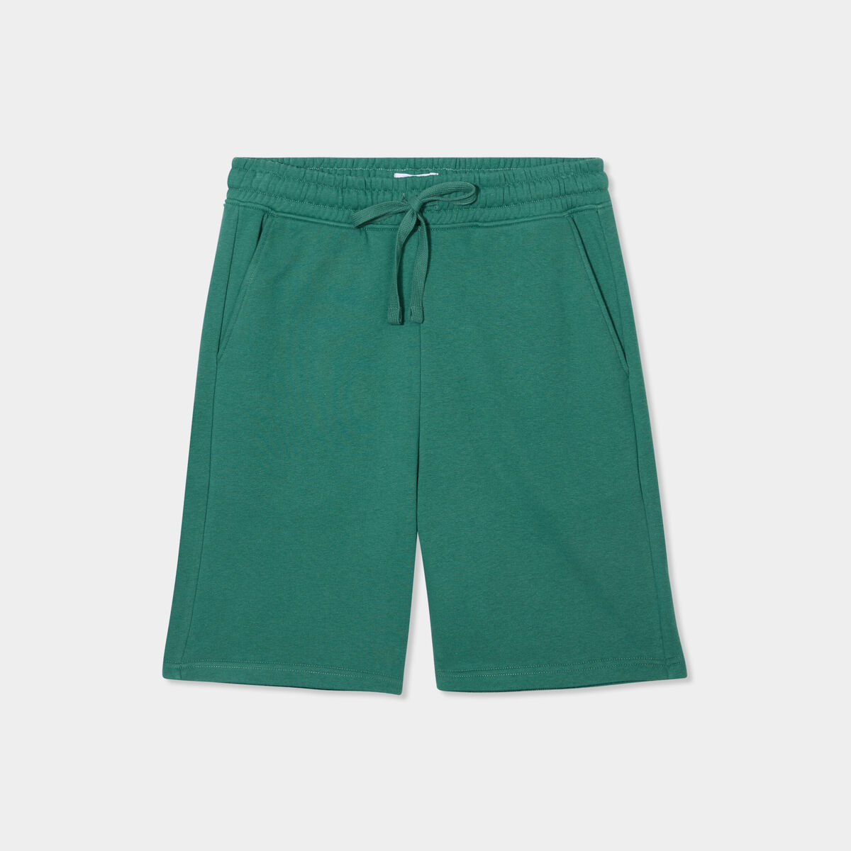 Short de jogging en molleton vert menthe homme
