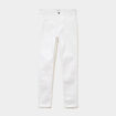 Pantalon slim taille standard blanc femme