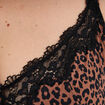 Soutien-gorge corbeille microfibre marron femme grande taille