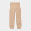 Pantalon battle poches à rabat coton sable fille