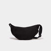 Sac banane effet velours c&ocirc;tel&eacute; noir femme