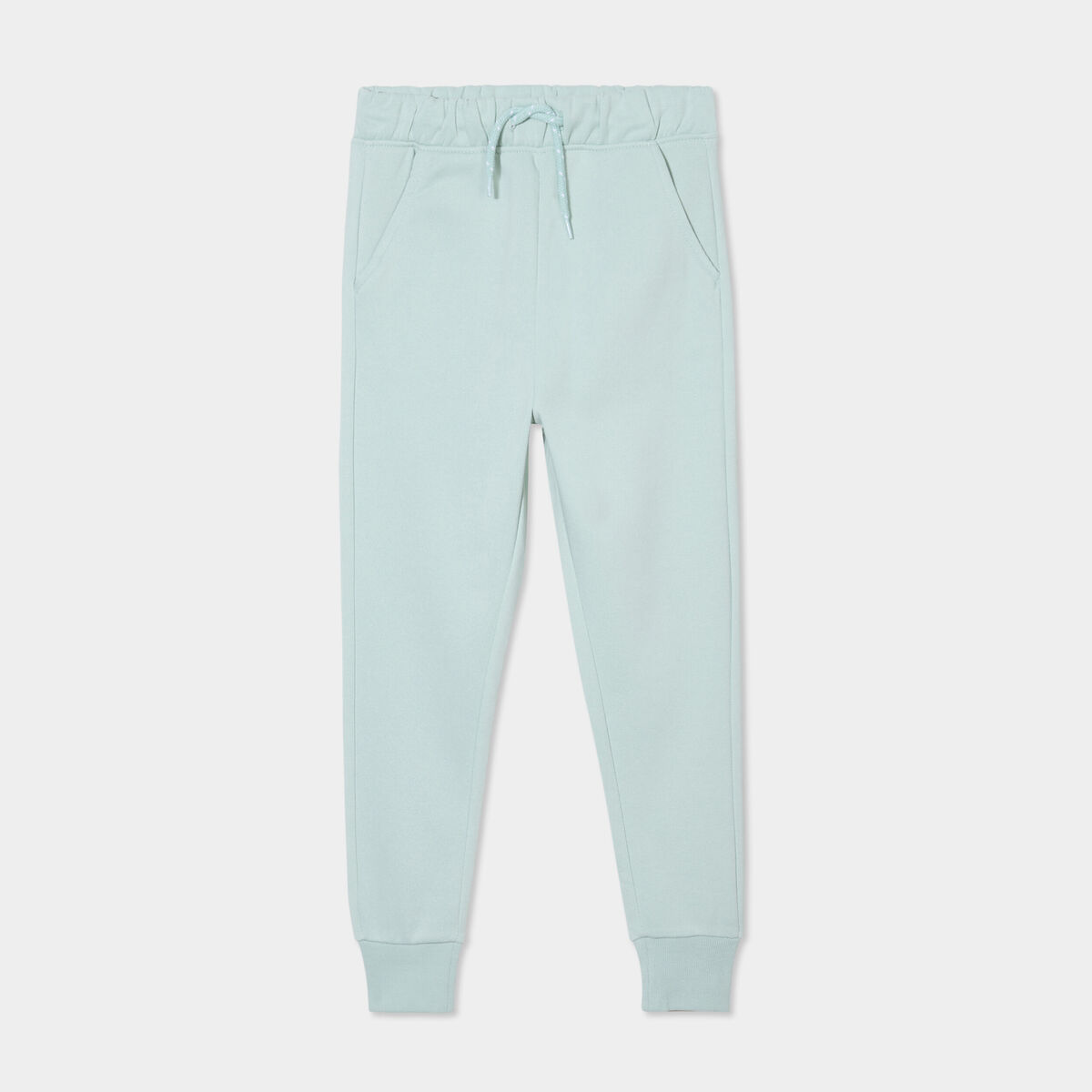 Pantalon de jogging molleton vert pastel gar&ccedil;on