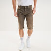 Bermuda short en jean regular denim gris homme