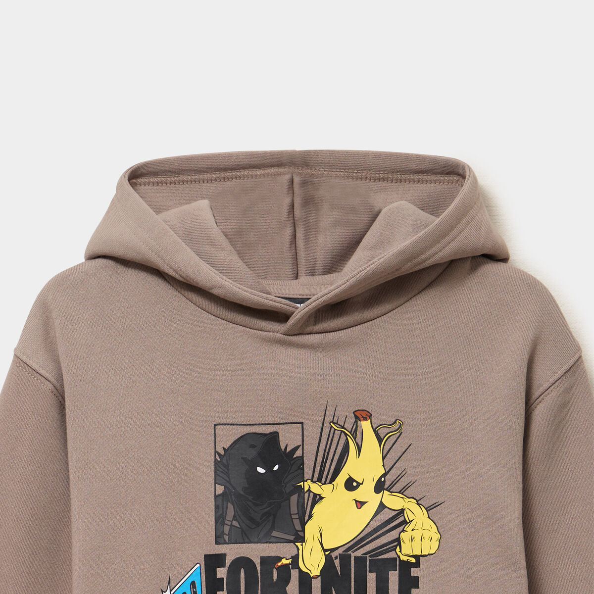 Sweat hoodie &agrave; capuche Fortnite sable gar&ccedil;on