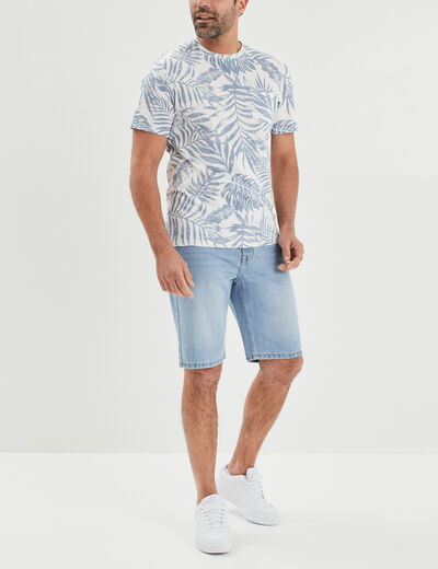 T-shirt manches courtes Creeks bleu homme