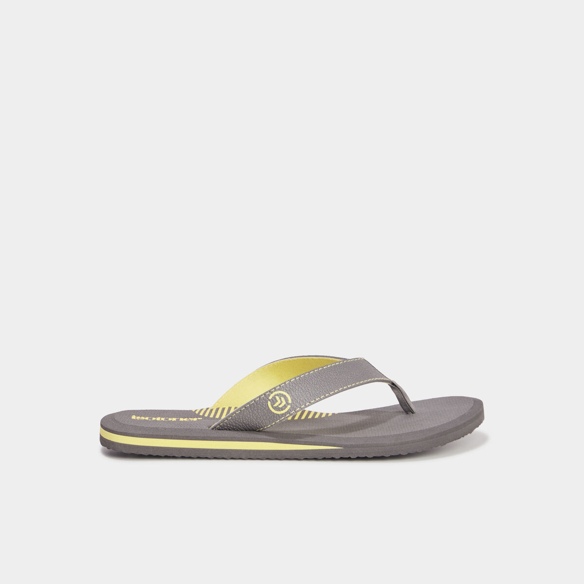Tongs Isotoner gris homme