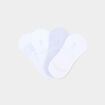 Lot 4 paires prot&egrave;ge-pieds gris argent femme
