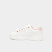Baskets basses semelles &eacute;paisses blanc femme