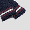 Écharpe bleu marine homme