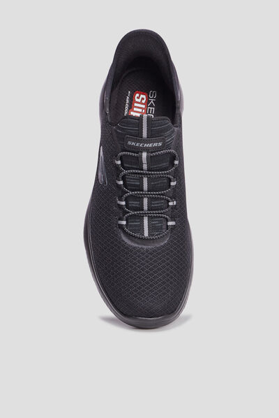 Baskets running mémoire forme Skechers noir homme