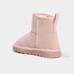 Boots fourr&eacute;es avec noeuds rose fille