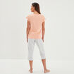Ensemble pyjama 2 pièces rose saumon femme