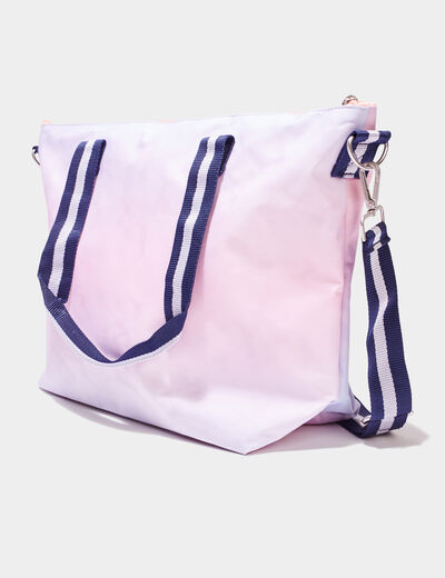 Sac cabas avec bandoulière Stitch multicolore femme
