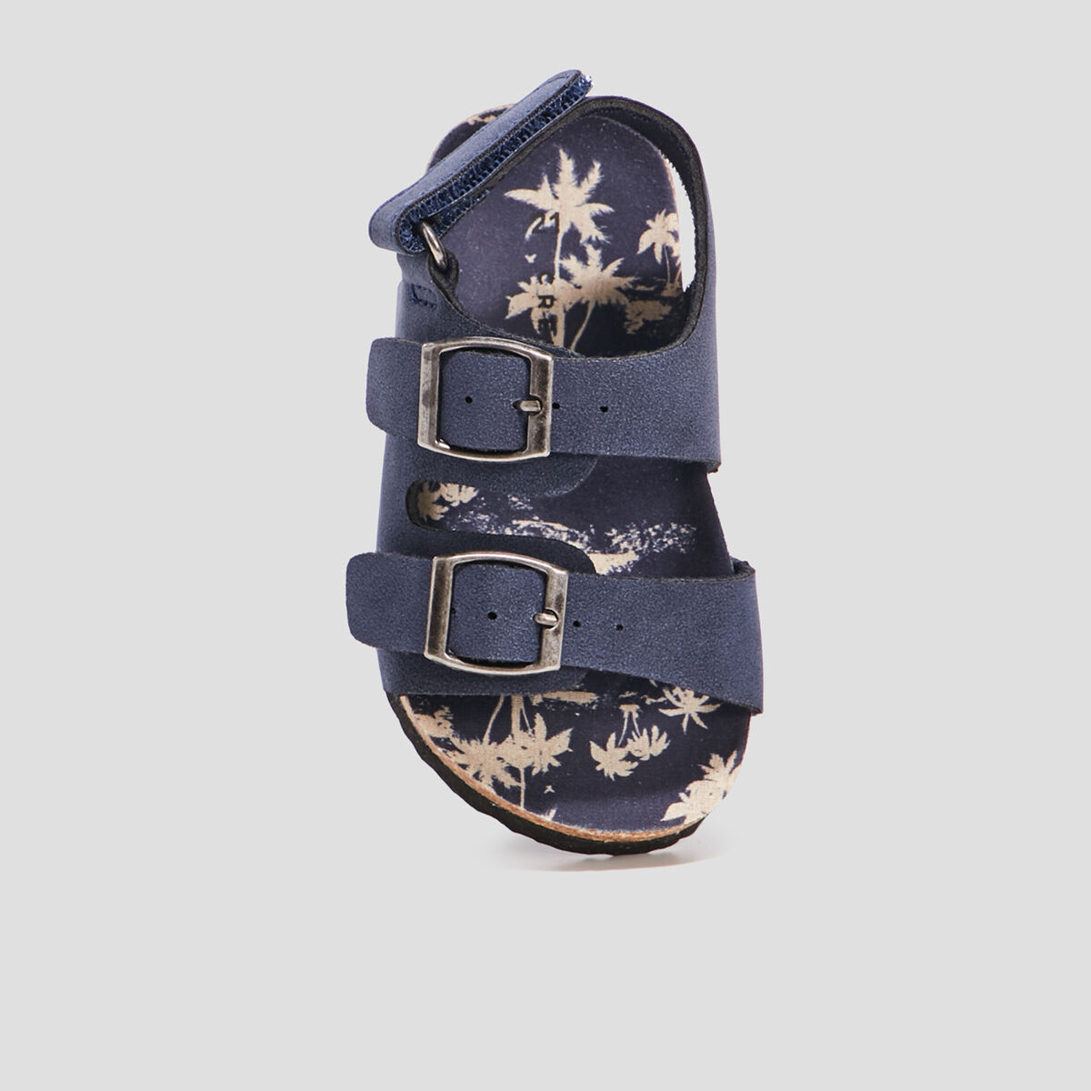 Sandales &agrave; scratchs bleu marine b&eacute;b&eacute; gar&ccedil;on