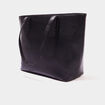 Sac cabas détail matelassé noir femme