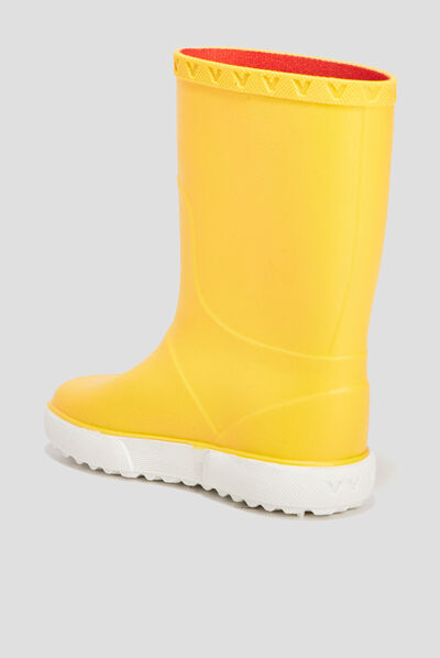 Bottes de pluie jaune fille