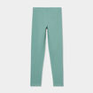 Lot 2 leggings coton vert kaki fille