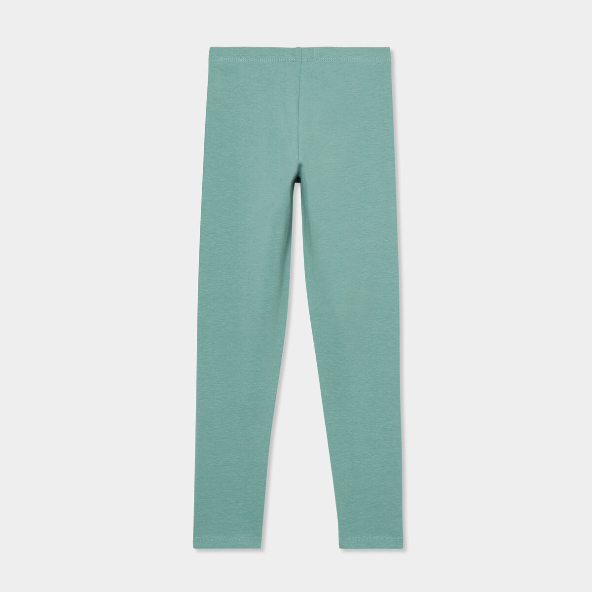 Lot 2 leggings coton vert kaki fille