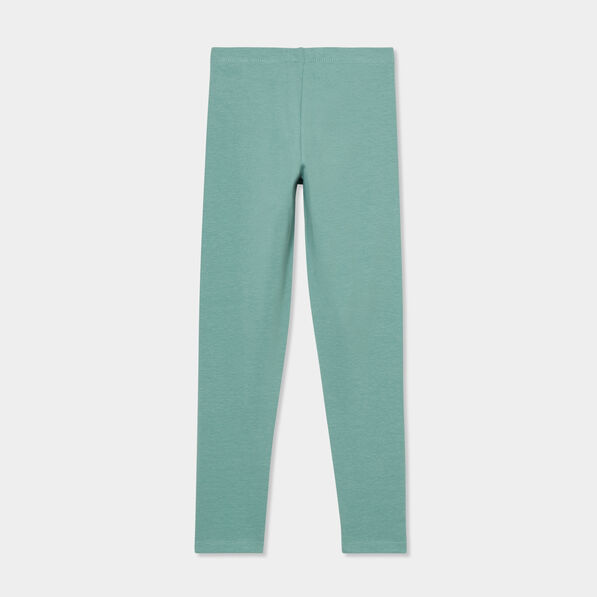 lot 2 leggings coton vert kaki fille Lot 2 leggings coton vert kaki fille