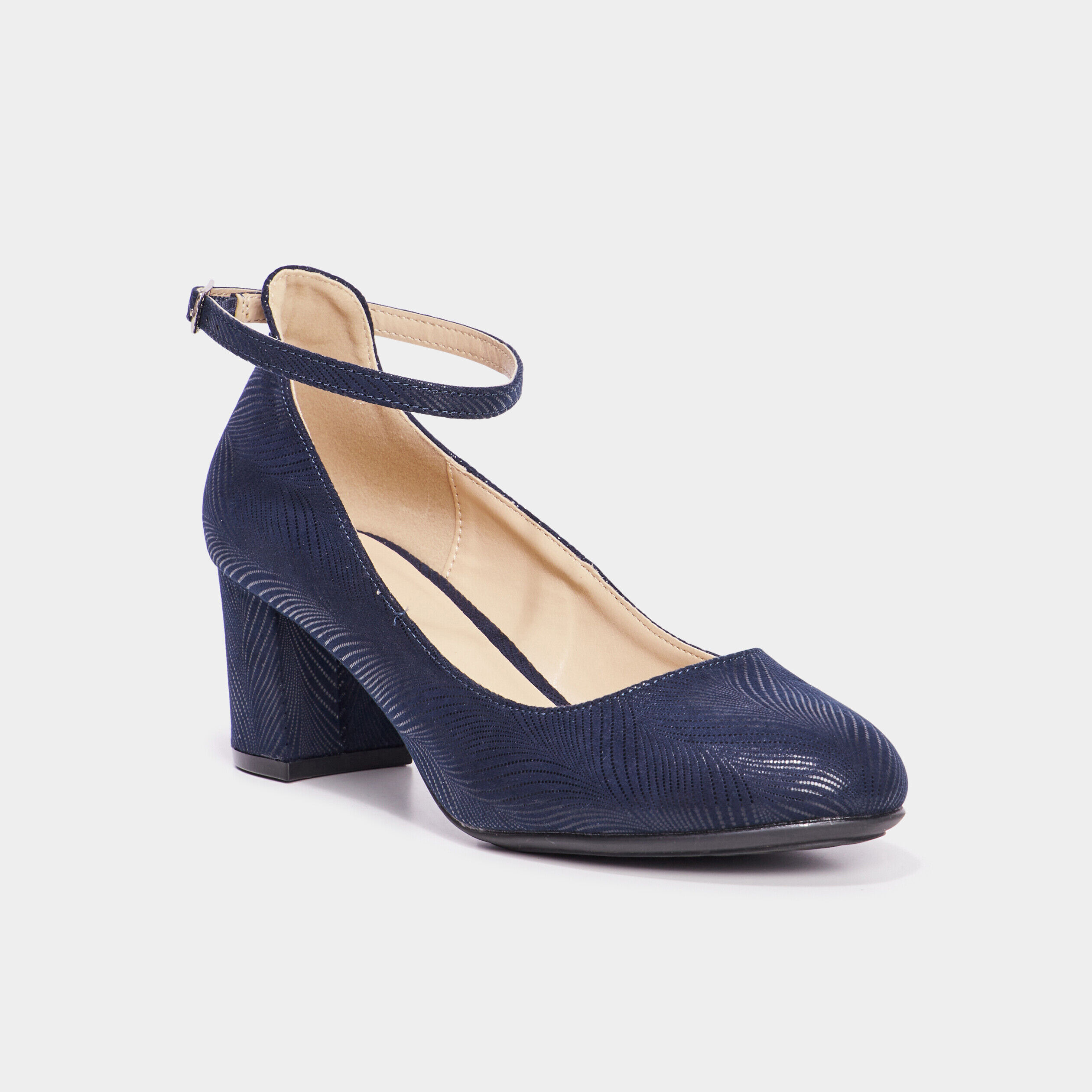 Escarpins à talons bleu marine femme LH