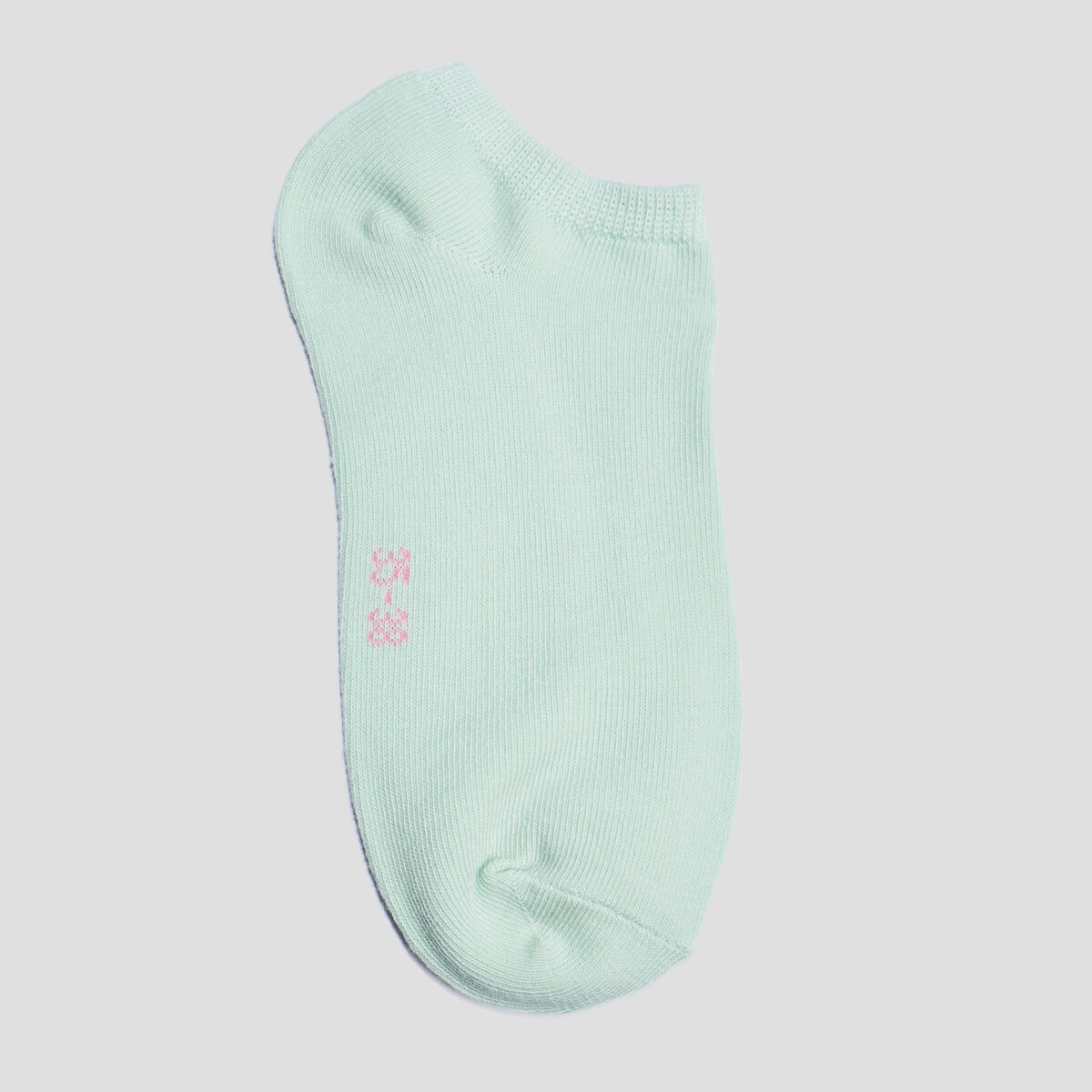 Lot 5 paires chaussettes invisibles multicolore femme