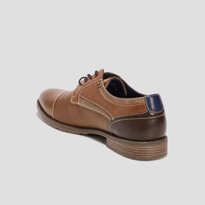 derbies a lacets bout amande marron homme Derbies à lacets bout amande marron homme
