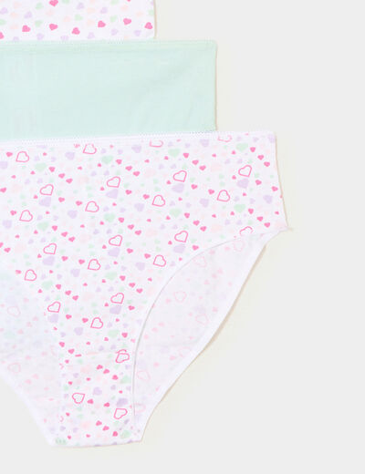 Lot 5 culottes coton ivoire fille