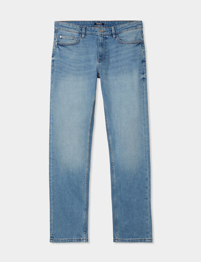 Jeans regular 5 poches denim triple stone homme