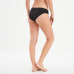 Culotte microfibre sans coutures noir femme