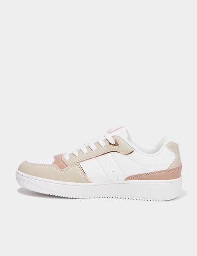 Tennis basses semelle épaisse Creeks sable femme
