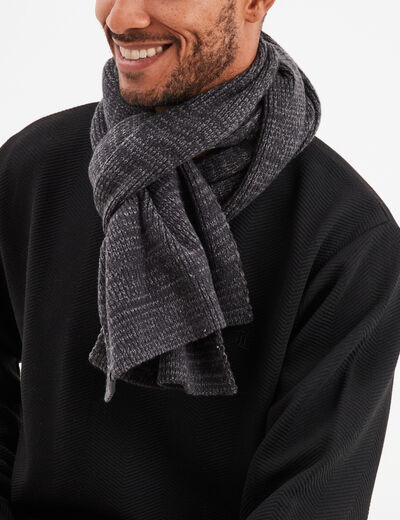 Écharpe Creeks gris foncé homme