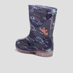 Bottes de pluie lumineuses bleu marine b&eacute;b&eacute; gar&ccedil;on