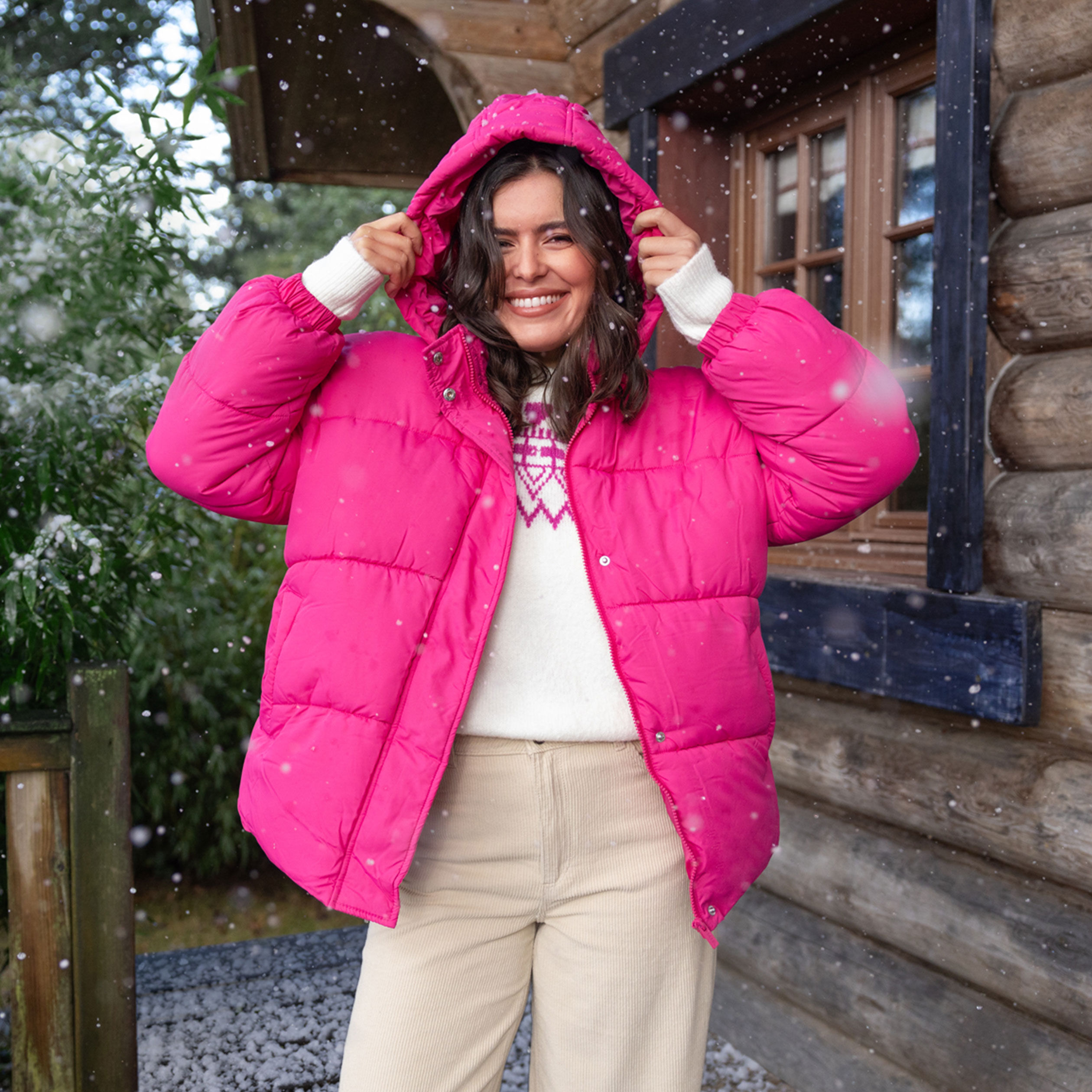 Doudoune fushia femme best sale