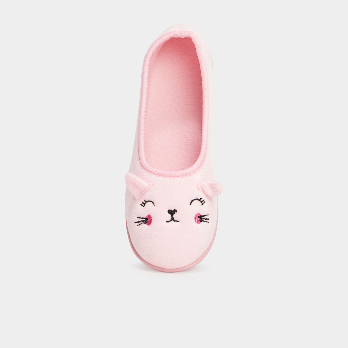 Chaussons ballerines polaires rose fille