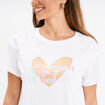 T-shirt F&ecirc;te des m&egrave;res &agrave; message coton blanc femme