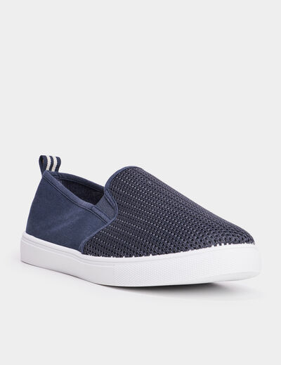 Tennis bleu homme