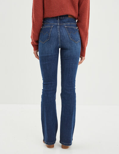 Jeans flare 5 poches Creeks denim stone femme