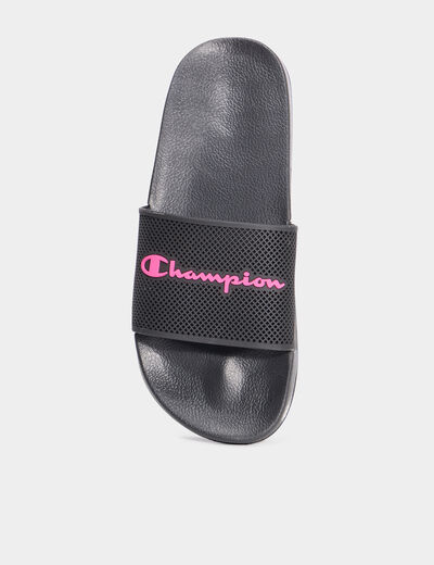Mules Champion Daytona noir femme