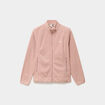 Veste polaire zipp&eacute; manches longues rose poudr&eacute;e femme