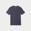 T-shirt droit col V bleu homme
