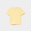 T-shirt &agrave; manches courtes coton jaune b&eacute;b&eacute; gar&ccedil;on