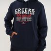 Sweat hoodie 1 poche bleu marine homme