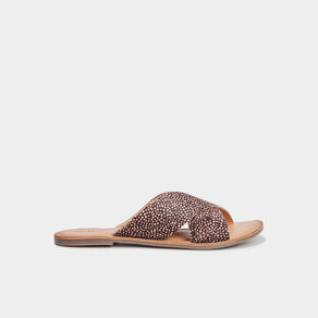 Mules brides croisées en cuir Kickers noir femme